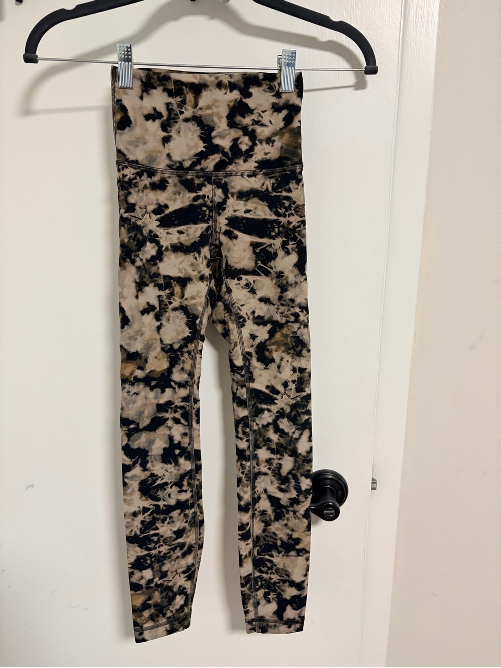 lululemon athletica Tie-Dye High-Waist Leggings - Black & Tan